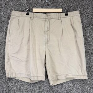 Vintage Polo Ralph Lauren Tyler Shorts Mens 40*/8.5 Beige Double‎ Pleated Chino